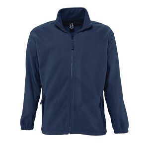 SOLS Mens North Full Zip Outdoor Fleece Jacket / Navy